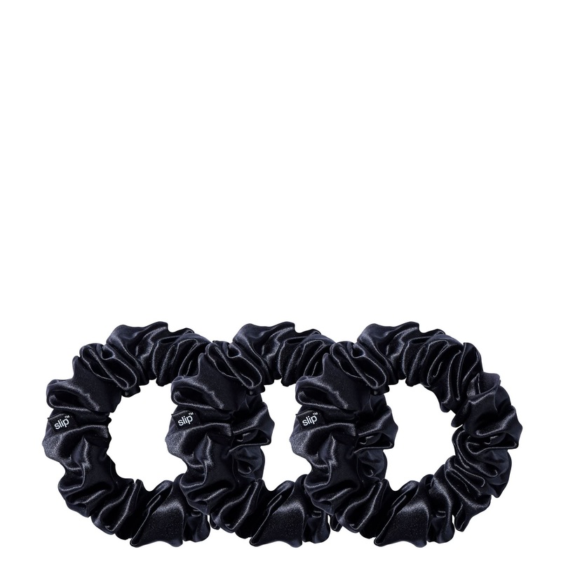 Pure Silk 3-pack Hair Ties|Midnight|Black|Multi|Belleflower