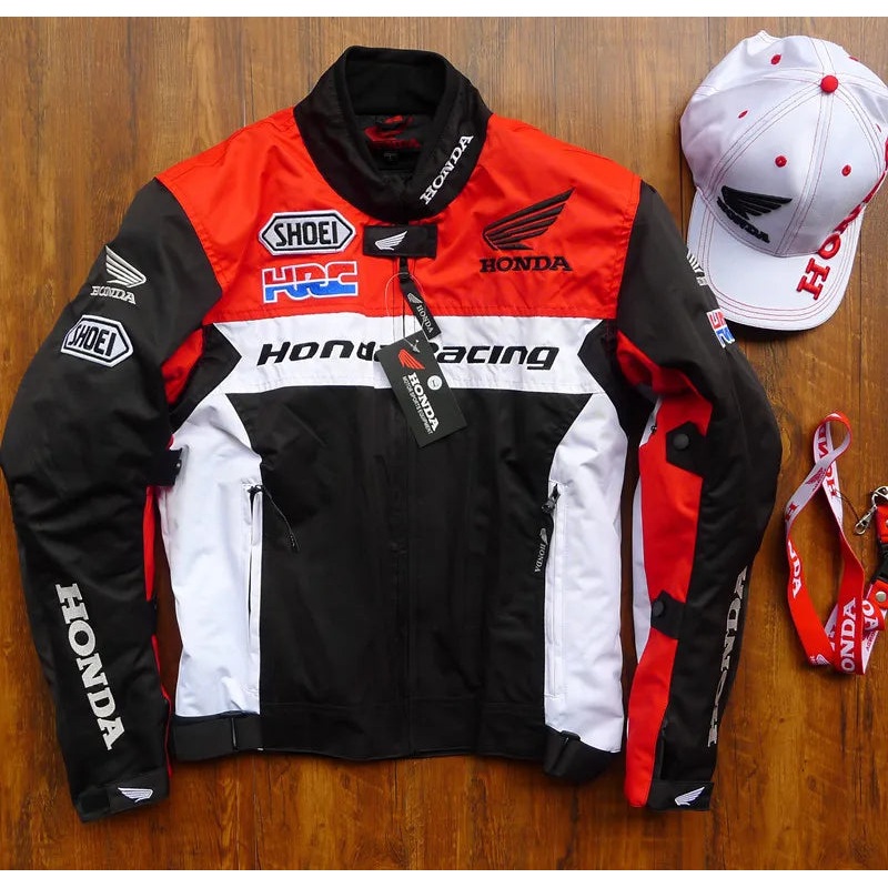 HONDA Motorcycle Riding Clothes Men’s Racing Car Fall Proof Knight Motorcycle Jacket Rally Clothes Windproof and Warm