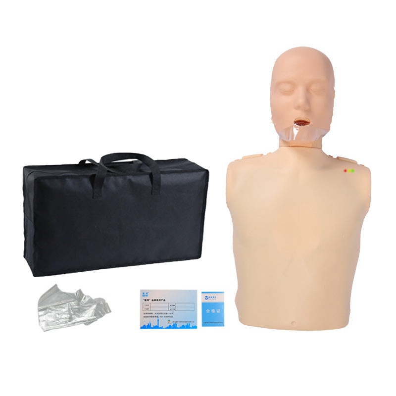 Human Body Model for Cardiopulmonary Resuscitation Simulation Training – Half-Body Manikin for Artificial Respiration First Aid Training CPR Training