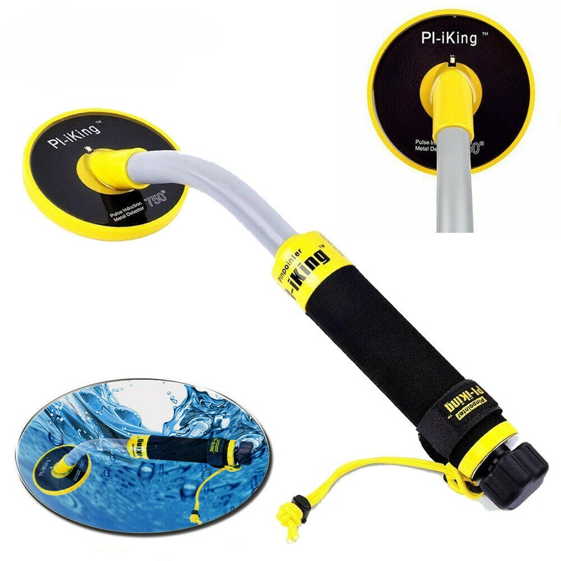 PI-IKING 750 Fully Waterproof Metal Detector 100ft/30m Underwater Diving Ocean Lake High Sensitivity Pulse Induction Hand Held