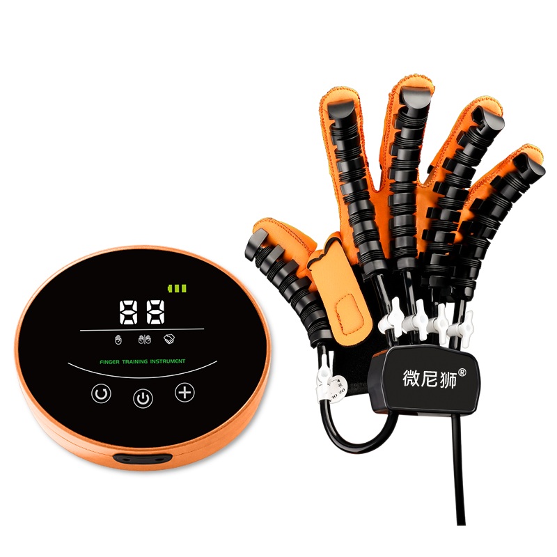 Portable Stroke Patient Finger Rehabilitation Training Glove Active And Passive Training Support Mirror Training And Charging