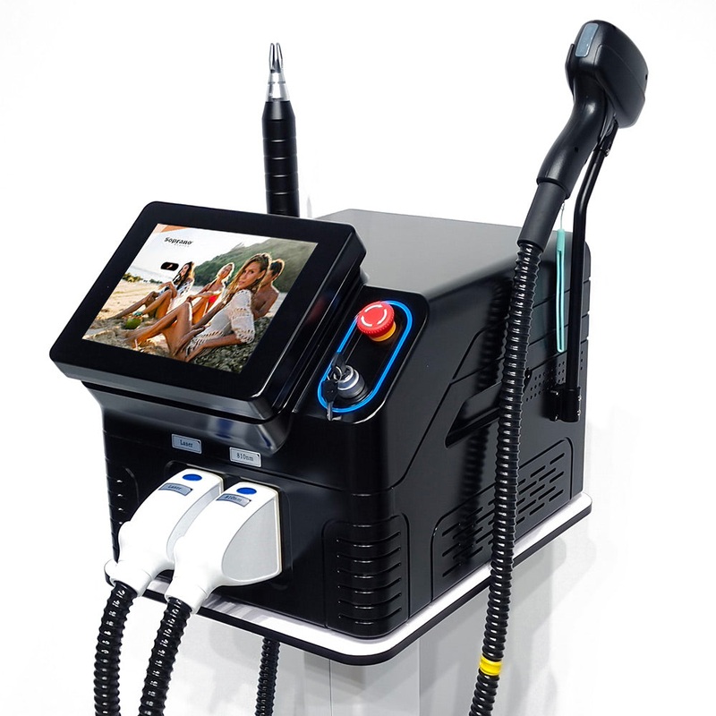 2 in 1 1200w  2000w 808Laser Diode Laser 755 808 1064nm Tattoo Removal IPL Laser Hair Removal