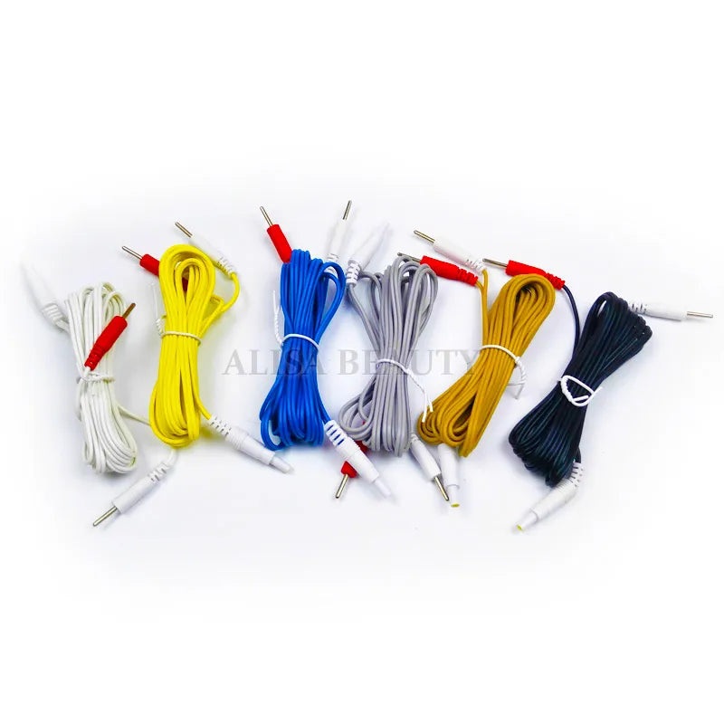 6pcs/lot 2mm needle diameter Therapy cable parts for SDZ-II Electrical nerve muscle stimulator electroacupuncture massager