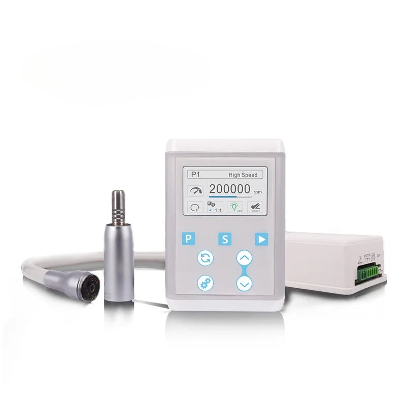 COXO Dental Electric Micromotor C-Puma with Fiber Optic for Minimally Invasive Repair Polishing Preparation Brushless Motor INT+