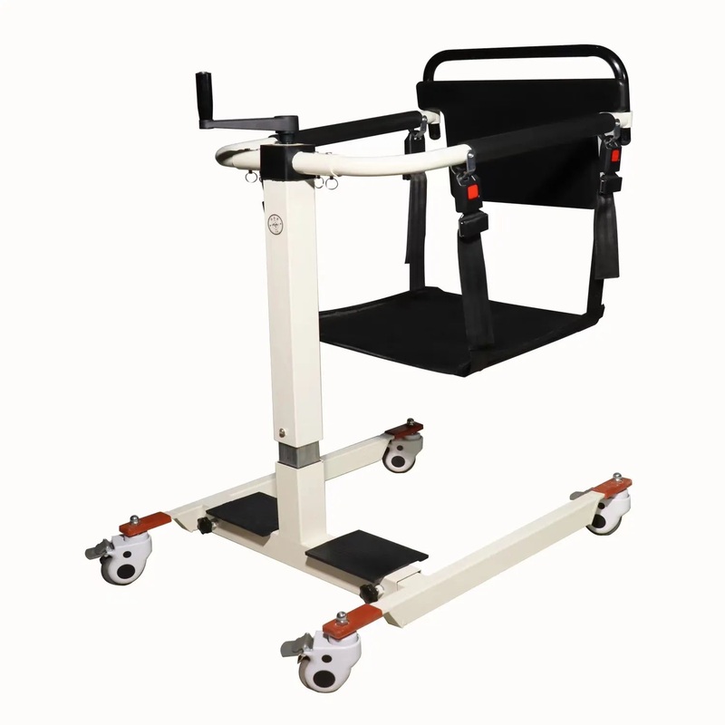 Elderly Manual Transfer Lift Wheelchair Household Bedridden Patient Nursing Chair Lifting Shift Machine Transport Moving Lifter
