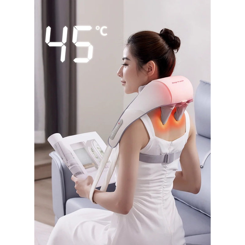 Electric Massage Shawl Neck Shoulder Anti-stress Relaxation  Clip Cervical Relieve Wireless Neck Massager For Pain Relief Care