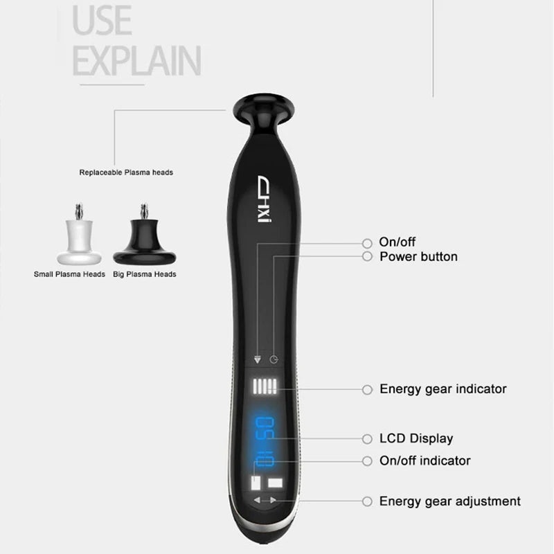 NEW Blue Light Ozone Acne Treatment Machine Plasma Skin Rejuvenation Plasma Pen For Acne Scar Wrinkle Removal Firming Plasma Pen