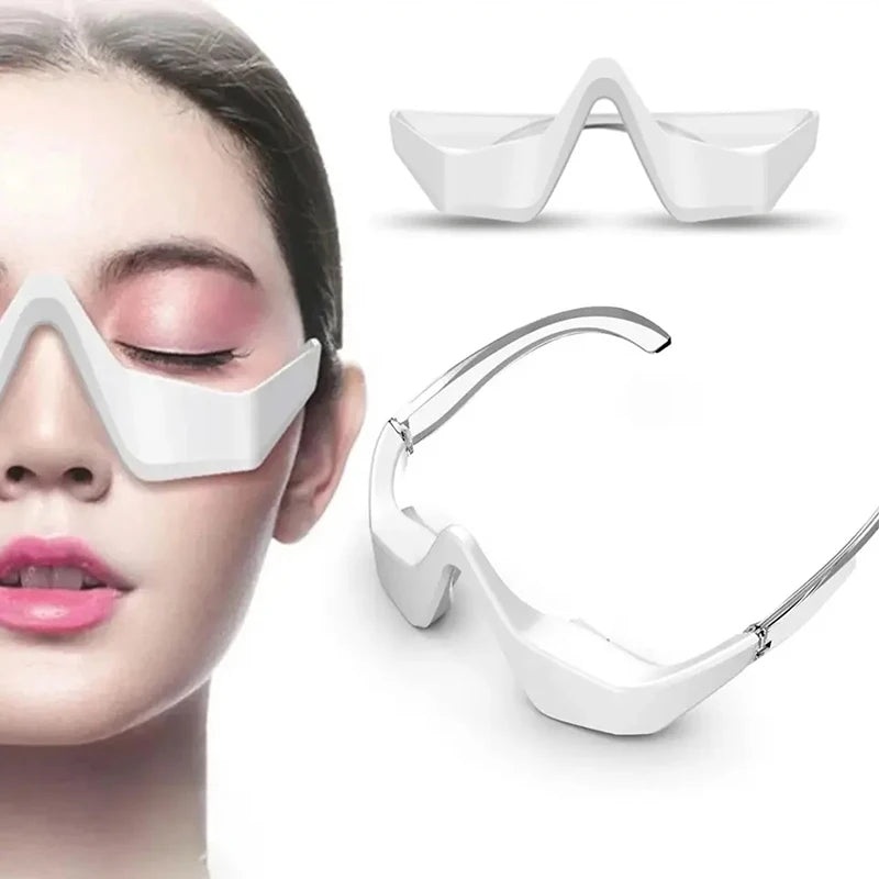 NEW EMS Micro-Current Eyes Relax Massager Red Light Therapy Relief Eye Fatigue Dark Circles Remover Electric Eye Massage Tool