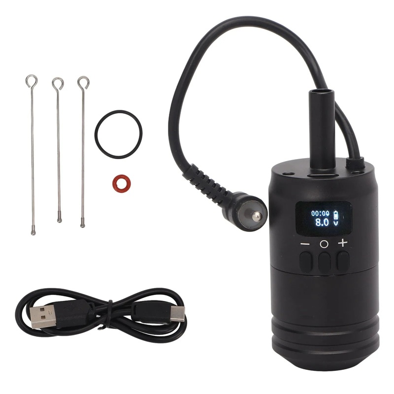 Tattoo Cartridge Grips Wireless Tattoo Power Supply 1600mAh Tattoo Battery Grip Interface For Tattoo Motor Machine