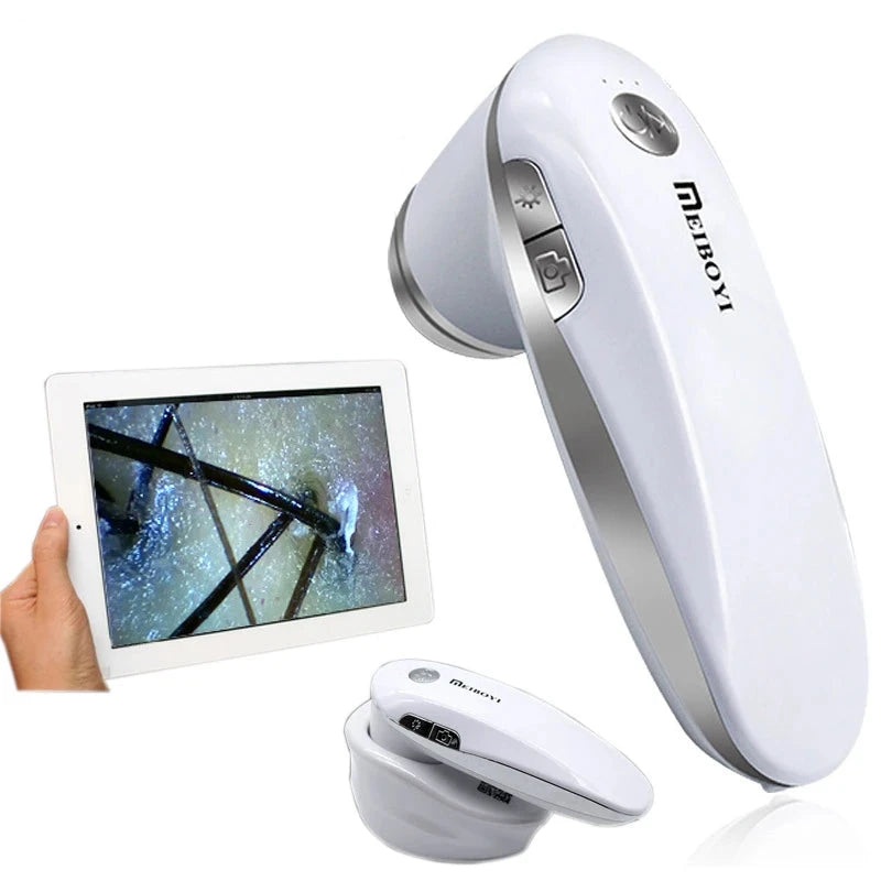 Wireless Digital Wifi Microscope Smart Hair Scalp Skin Analyzer Hair Follicle Detector Detection High Definition Skin Tester