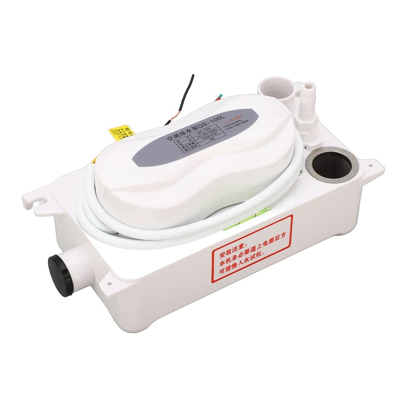Air Conditioning Drain Pump HVAC Condensate Removal Water Pump with 600ml Storage Tank AC110240V 100L/H