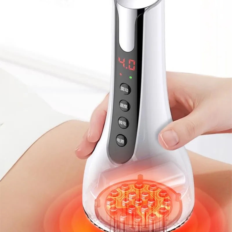 EMS Body Slim Massager Infrared Therapy Gua Sha Scraping Anti Cellulite Fat Burner Beauty Shaping Weight Loss Electro Stimulator