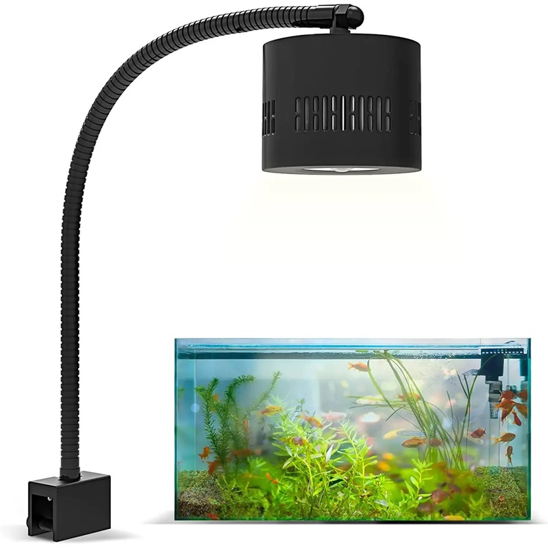 Lominie 70W Asta 120 Aquarium Light 4 Channels Dimmable Light, Full Spectrum Clamp light with Gooseneck Freshwater