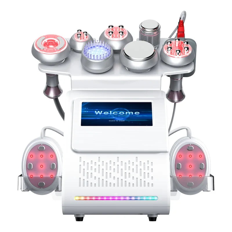 The Latest 9 In 1 80k Ultrasonic Cavitation Vacuum RF+EMS Laser Weight Loss Muscle Stimulation