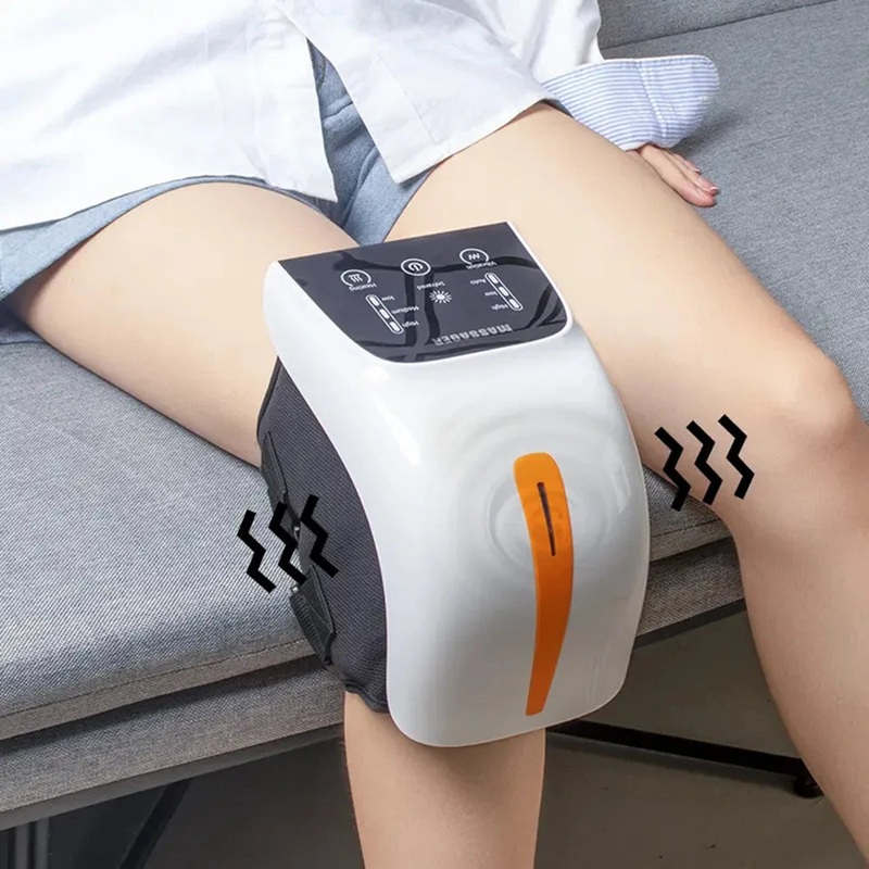 Wireless Knee Massager Heating Air Compression Pad for Joint Pain Body Health Relief Vibration Laser Physiotherapy Equipment