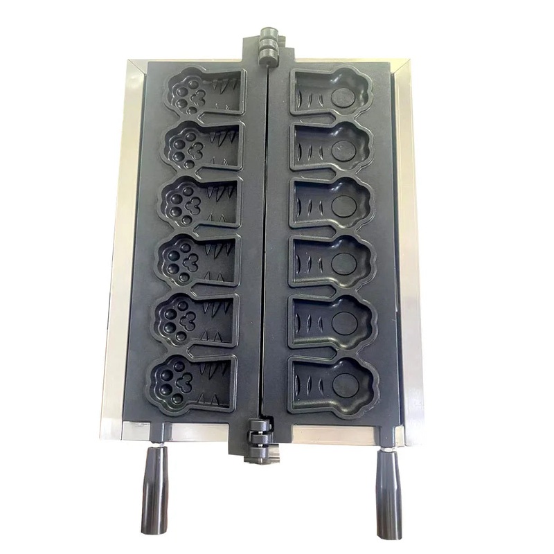 Commercial Tiger Paw Shaped Cartoon Waffle Maker Waffle Machine Cat’S Paw Waffle Iron Baking Pan