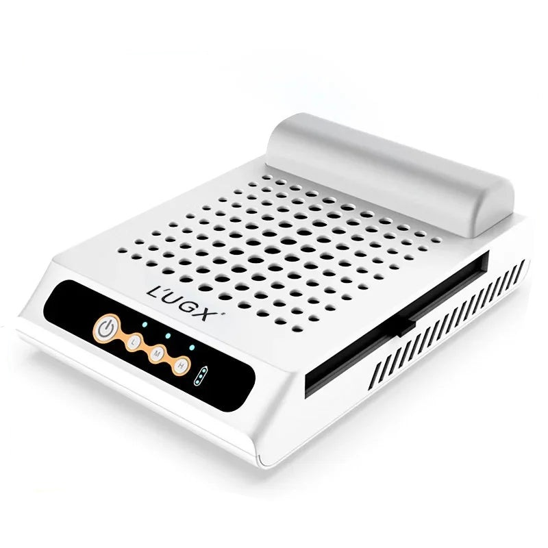 L’UGX 70W Nail Dust Collector Vacuum Dust Fan Rechargeable Reusable Filter With Brush Professional Nail Equipment Adjustable Speed