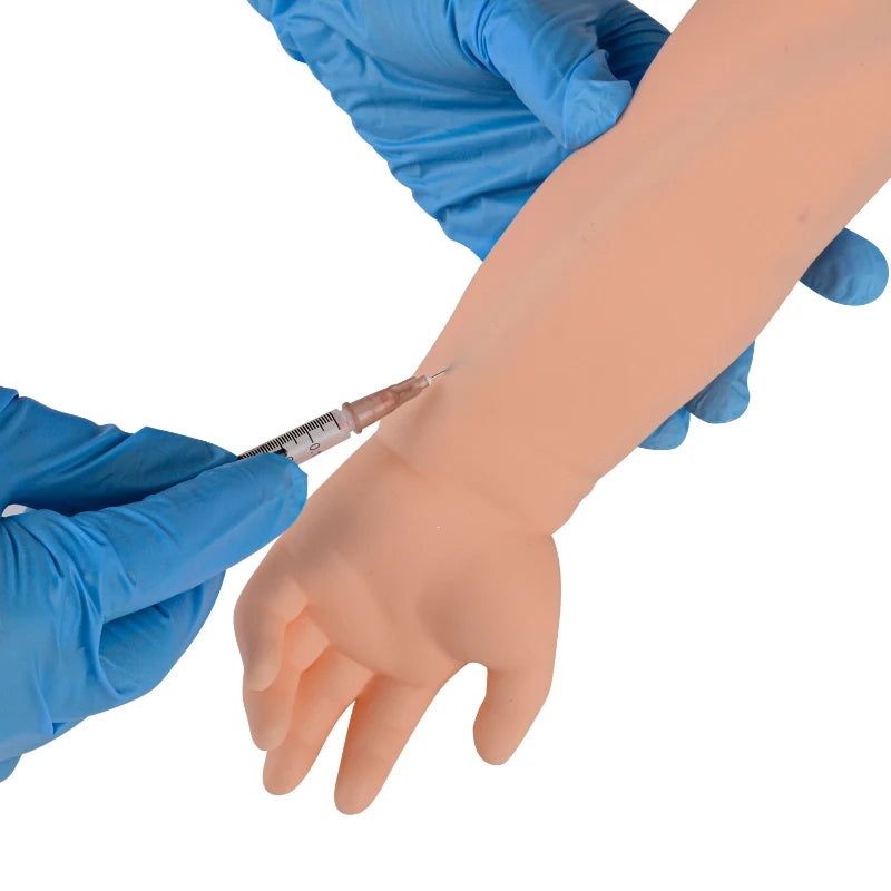 Medical Science Medical Simulator Pediatric Intravenous Cannulation Baby Iv Venipuncture And Injection Arm For Nursing Training