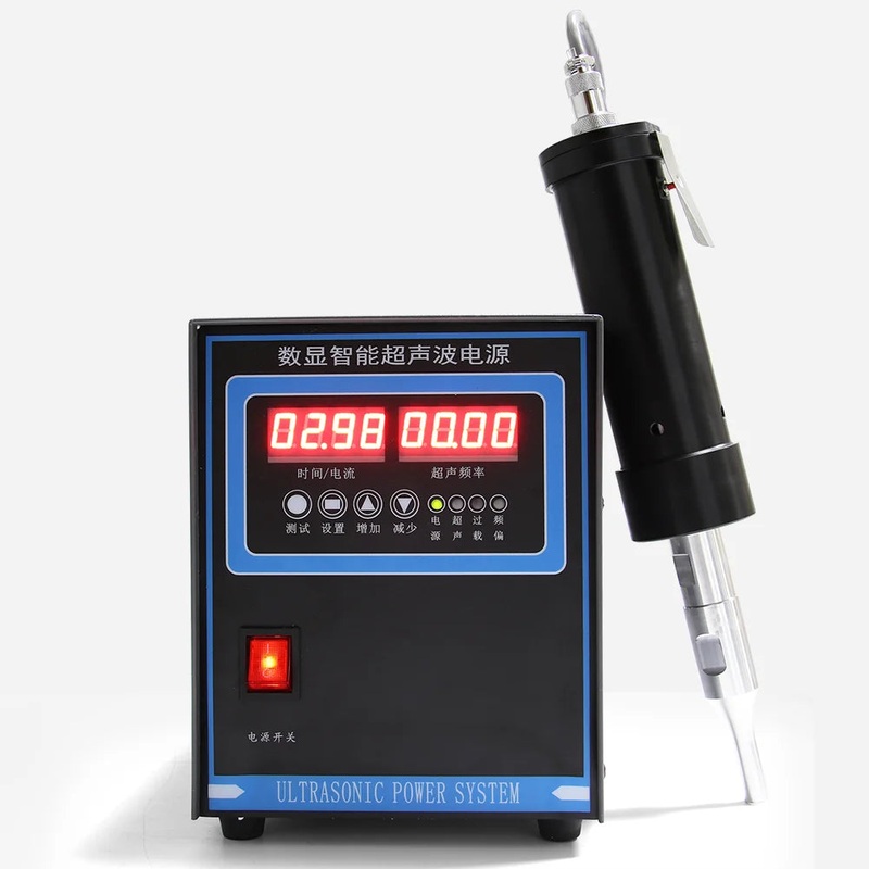 Ultrasonic Welding Machines 1200W with Straight/Gun Type Handle Plastic Spot Welder Equipment Mash Welder Custom Welding Head