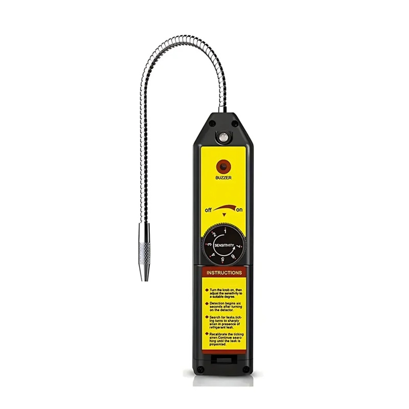 Gas Leakage Tester Car Air Conditioner AC Freon Halogen Gas Leak Detector with Probe Diagnostic Tool WJL-6000S