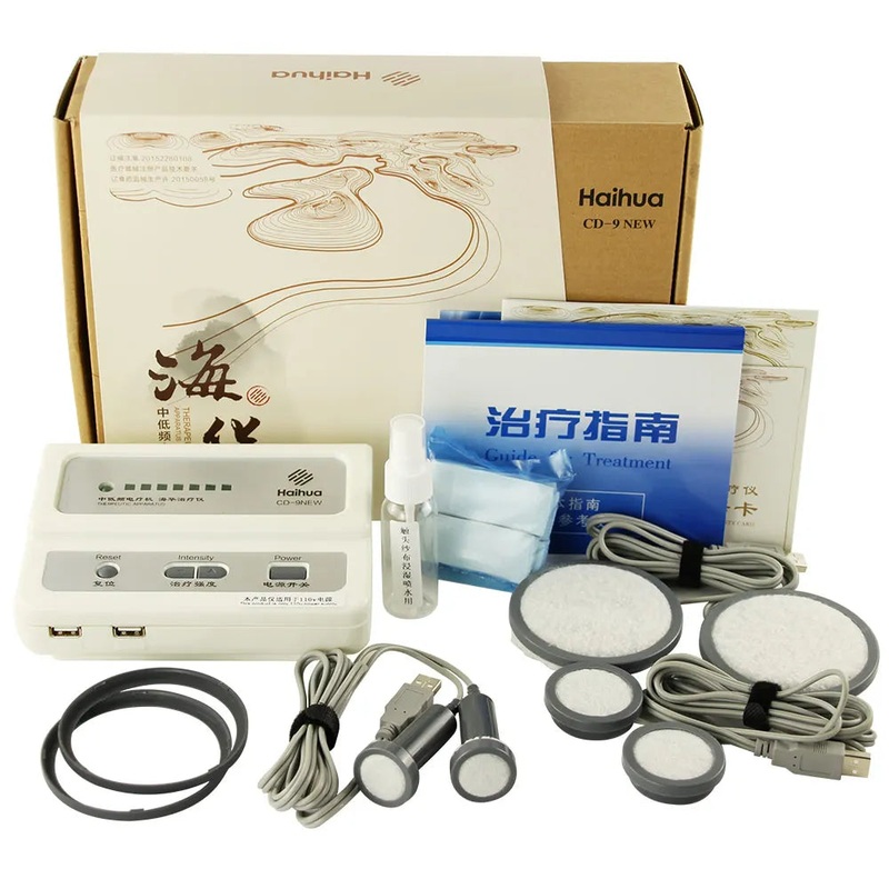 Haihua CD-9 NEW Serial QuickResult Therapeutic Apparatus Audio Electrical Stimulation Acupuncture Therapy Massager Device 110-220V