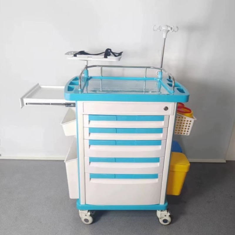 Hospital Abs Medical Emergency Trolley Hospital Drug Cart