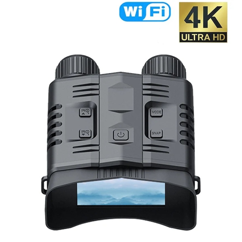 NV003 Infrared Night Vision Wifi Binocular 4K UHD 52M Pixels 10X Zoom Digital 800M Professional Telescope for Hunting Camping