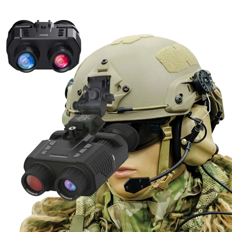 NV8000 3D Infrared Night Vision Binoculars Telescope  Professional HD 1080P Head Mount Camera for Hunting Camping Tactics Goggle
