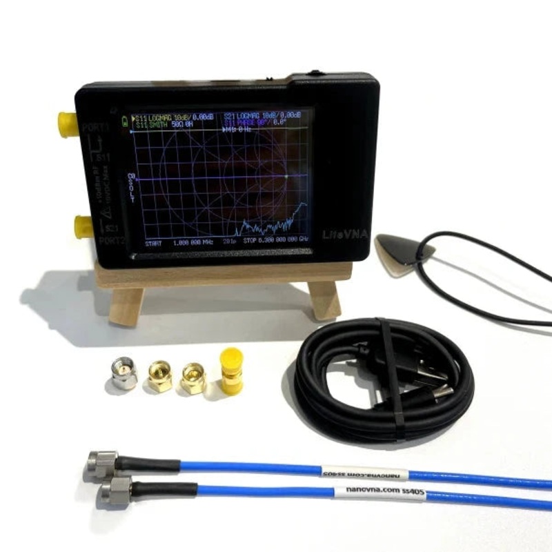 Original Hugen 50kHz ~ 6.3GHz tinyVNA – LiteVNA 62 2.8 Display Vector Network Analyzer HF VHF UHF Antenna