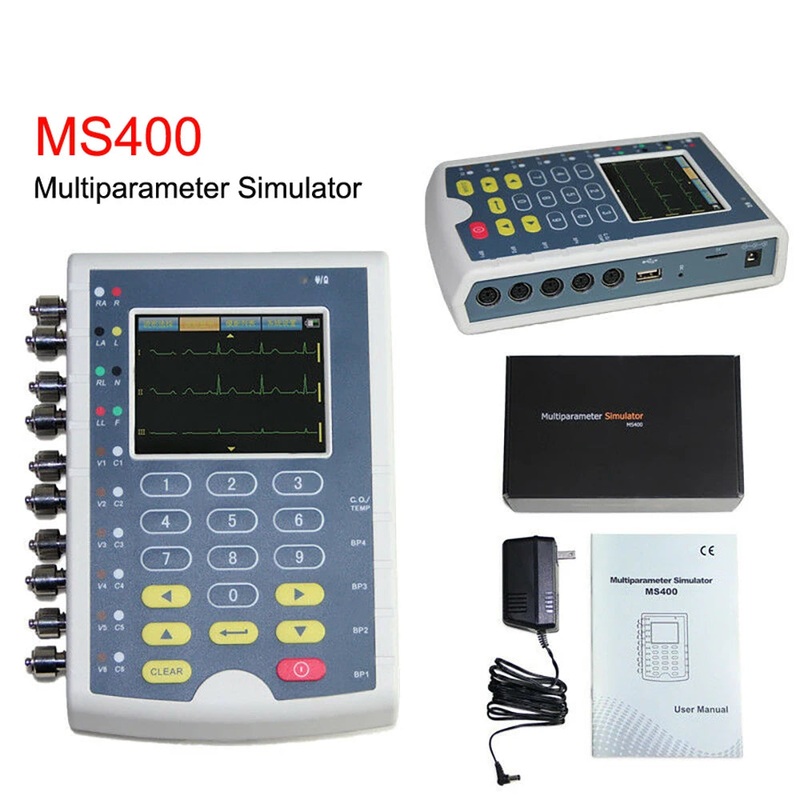 Portable Contec Touch MS400 Multi-parameter Patient Simulator ECG Simulator