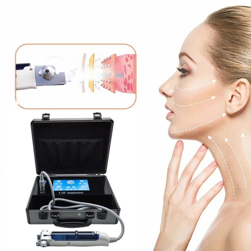 Face Beauty Equipment Cell implanter Skin Mesotherapy Products Skin Whitening Mesotherapy Gun Anti-Aging RF Needling Machine