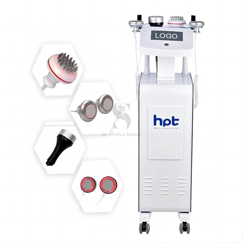 Factory Sale 6 in 1 HPT Micro-current Weight Loss Cellulite Reduction Fat Burning Machine Vacuum Body Shape Machine