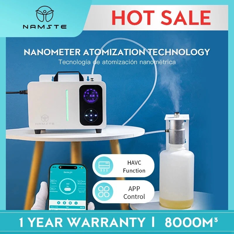 NAMSTE Coverage 8000m Electric Aroma Diffuser Large Fragrance Machine For Home HVAC System Scent Machine APP Control