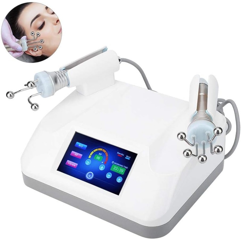 3 in 1 RF BIO Microcurrent Machine Face Firming Lift Anti Aging Wrinkle Removal Younger Facial Vibrate Massager Beauty Machine