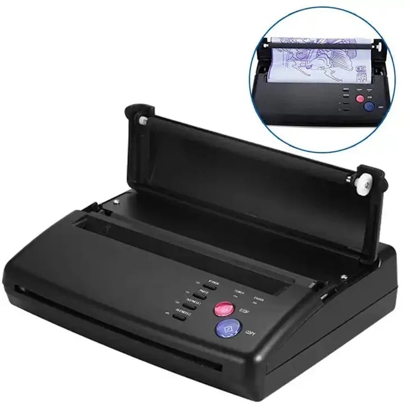 Black Copy Stencil Machine Tattoo Transfer Machine Printer Drawing Thermal Stencil Maker Copier for Tattoo Transfer Paper Supply