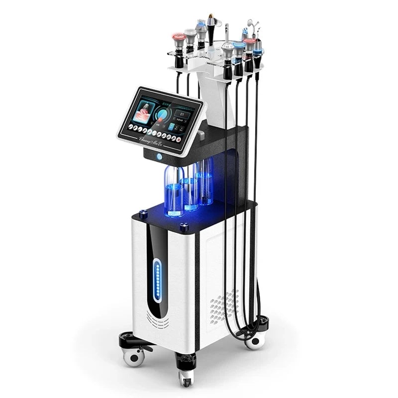 Multifunction Face Lifting Oxygen Hydra Dermabrasion Skin Care Machine Facial Ultrasonic Cleaning Rejuvenation Remove Blackhead