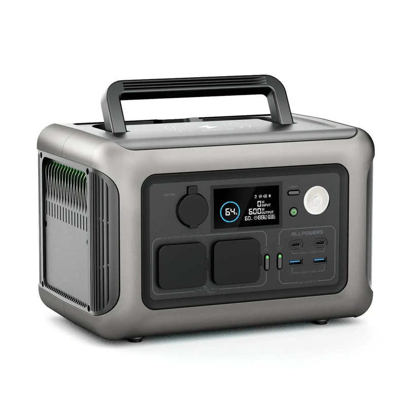 R600 High-Power UPS Power Supply Multifunctional Emergency Power Storage 600W Mobile Power