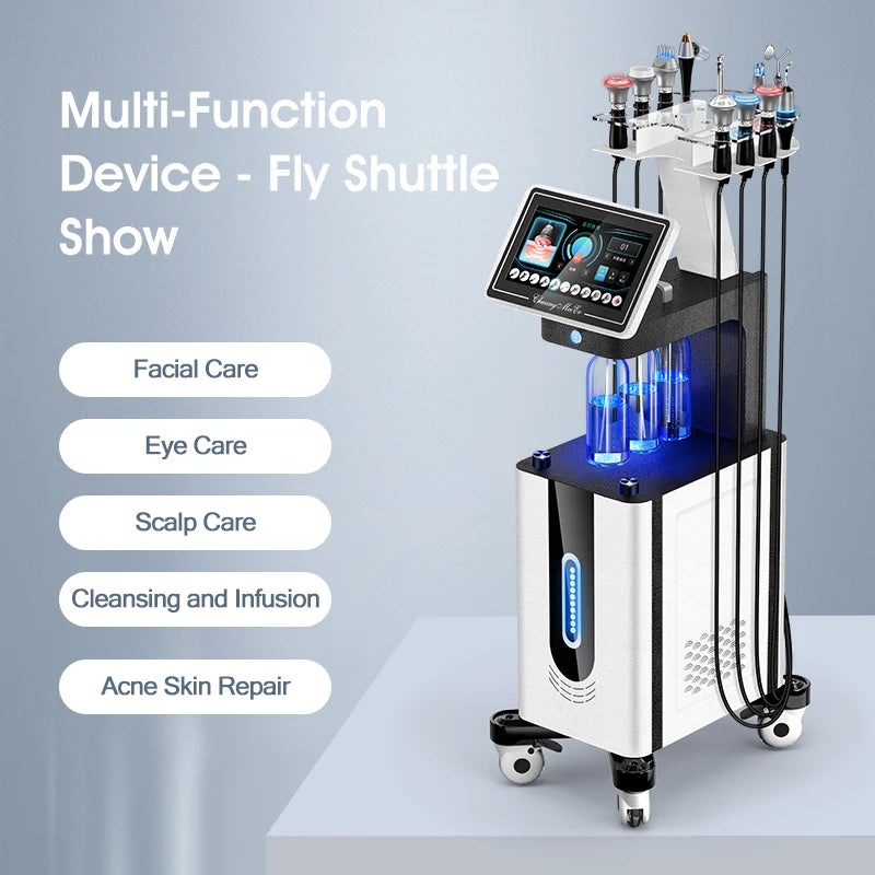 Upgrade 11 In 1 Oxygen Hydra Water Peeling Diamond Dermabrasion Facial Lifting Pore Cleaning Hydrodermabrasion Beauty Machine