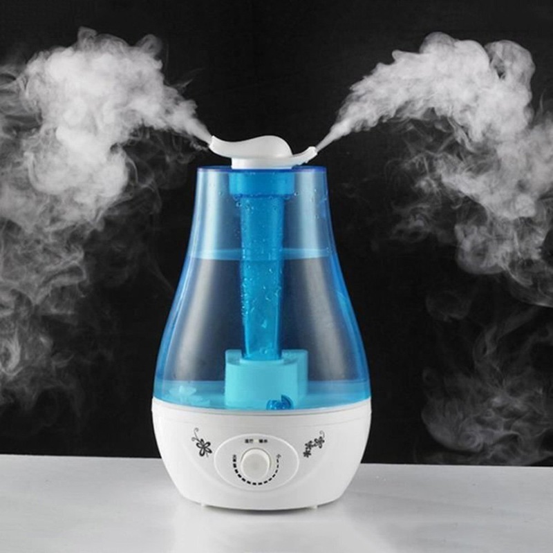 3L Ultrasonic Air Humidifier 360 Double Sprayers Big Mist Volume Fog Mist Maker Essential Oil Diffuser