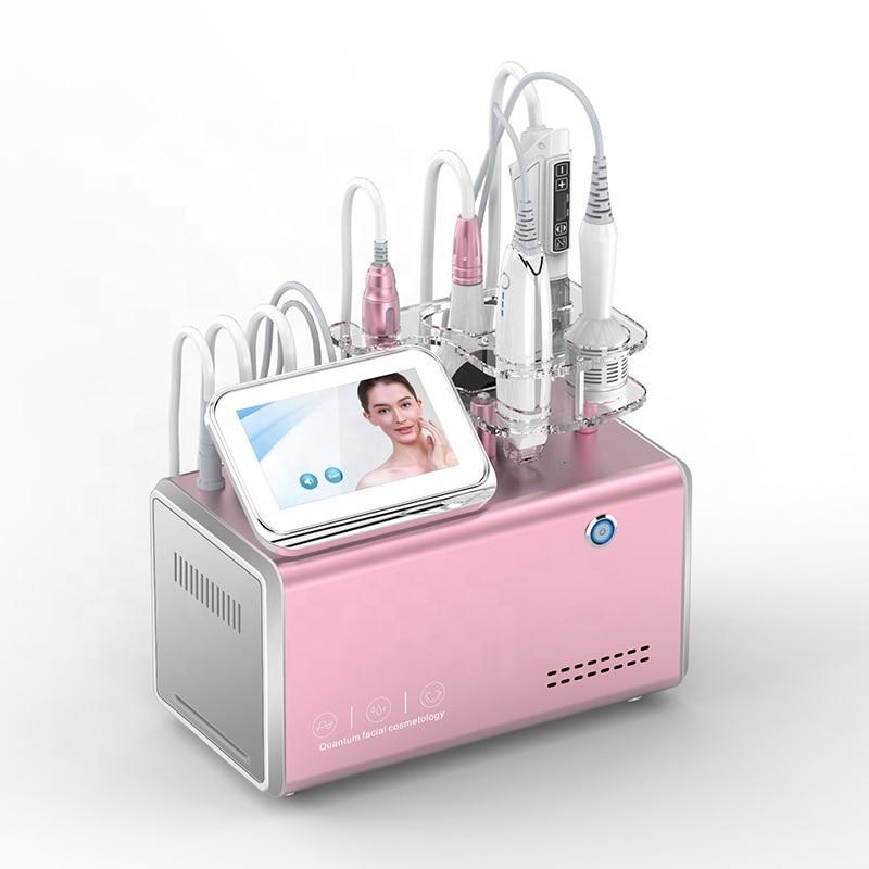 5 in 1 Quantum Hydro-Optical Facial Beauty Apparatus Skin RF Lifting EMS Mesotherapy Skin Rejuvenation Vacuum Hydration