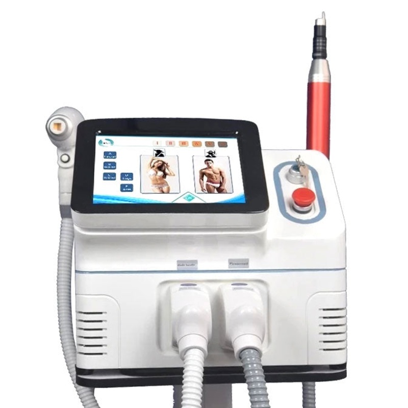 808nm Diode Laser Hair Removal Machine 755nm 1064nm Picosecond Laser Tattoo Removal Machine Ice Platinum Xl 1600W