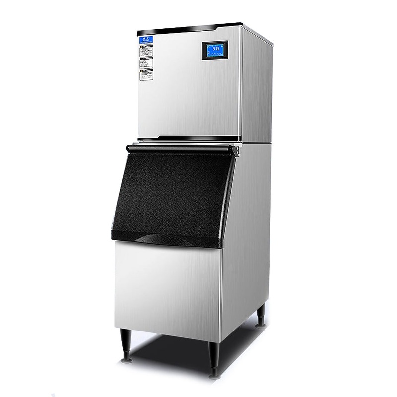 Automatic Ice Cube Maker Machine 170-420kg/Day Stainless Steel Ice Maker Machine Home Appliance for Bar Restaurant Commercial