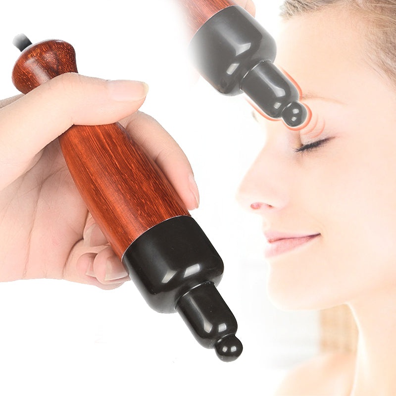 Electric Stone Massager Pen Acupressure Heating Stimulator Acupoint Eye Pen Beauty Bar Face Lifting Wrinkles Removal Thin Face
