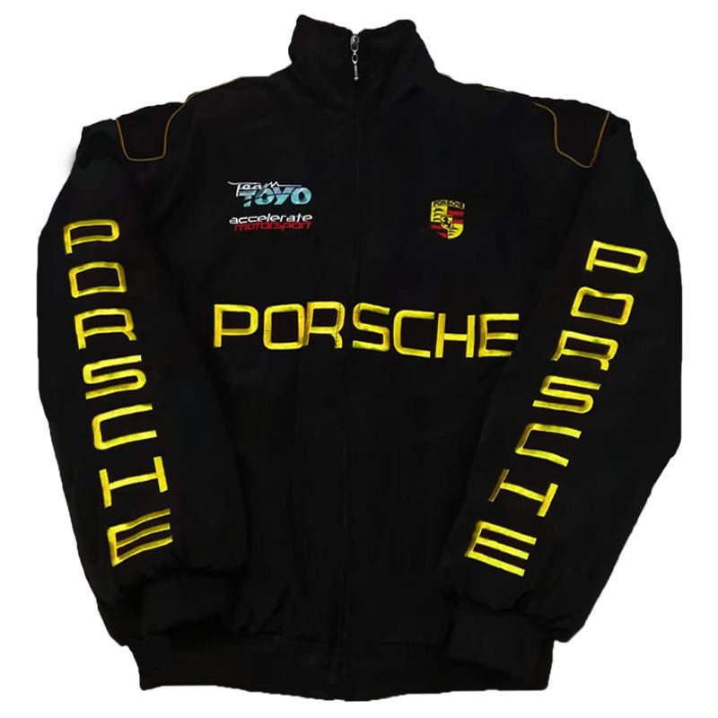 F1 Racing Jacket Porsche Sparco Racing Team Jacket Embroidery Craft A086
