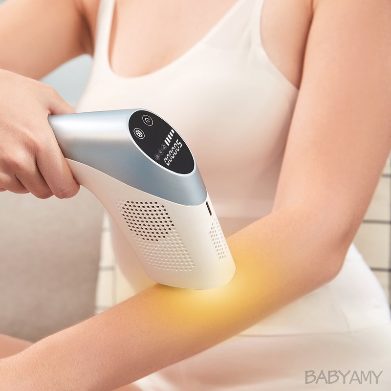 MISMON MS-208B 3 in 1 Laser Epilation Machine Painless Permanent Hair Removal System ICE Cool Skin Rejuvenation Remove Acne