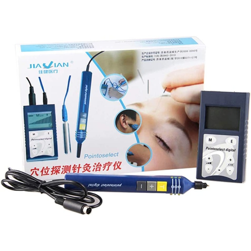 Pointselect Auricular Point Detector Acupuncture Point Pen for Ear and Body Acupuncture Point Detection and Integrated PuTENS Stimulation