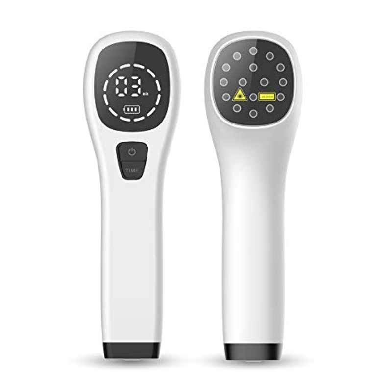 Portable LLLT Cold Laser Device 12pcs 650nm With 4pcs 808nm Laser Relieves Knee Shoulder Back Arthritic Sciatica Pain