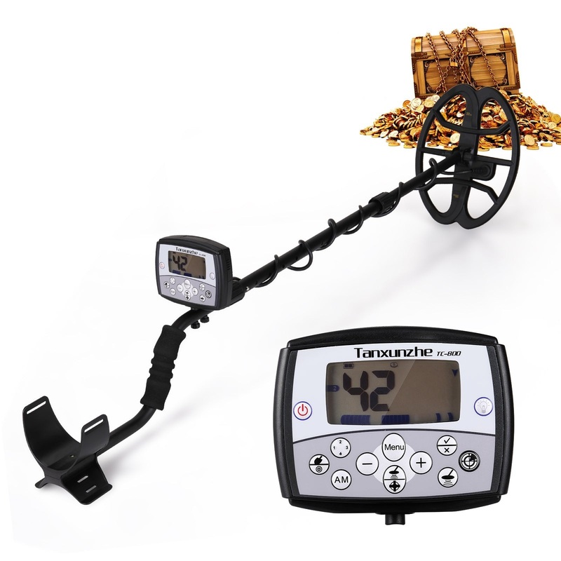 TC-800 11 Inch Metal Detector Underground Professional Depth Search Finder Gold Detector Treasure Hunter Detecting Pinpointer