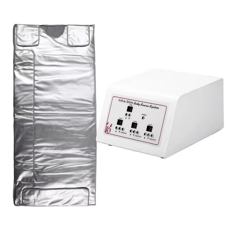 Best Effect Heat Therapy Body Slimming Weight Loss Far Infrared Blanket 3 Zones Weight Cellulite Lose Sauna Heat Lymph Drainage Blanket