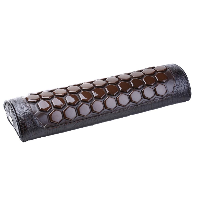 Hexagon jade tourmaline germanium stone jade waist cervical pillow massage relaxant cervical tourmaline pillow Cervical Traction Pain relief